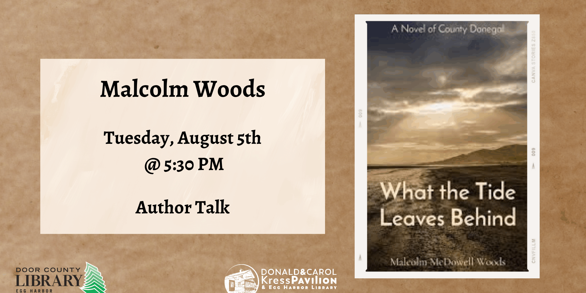 Author Talk – Malcom Woods