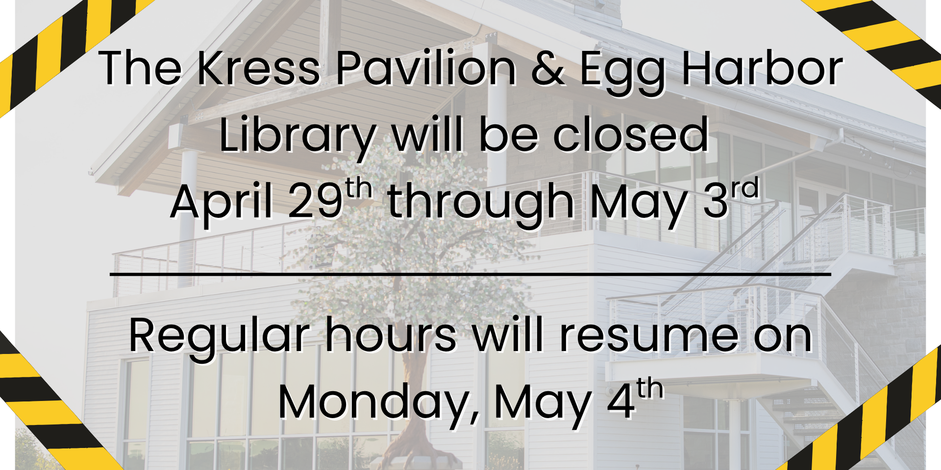 Building Closed due to Construction