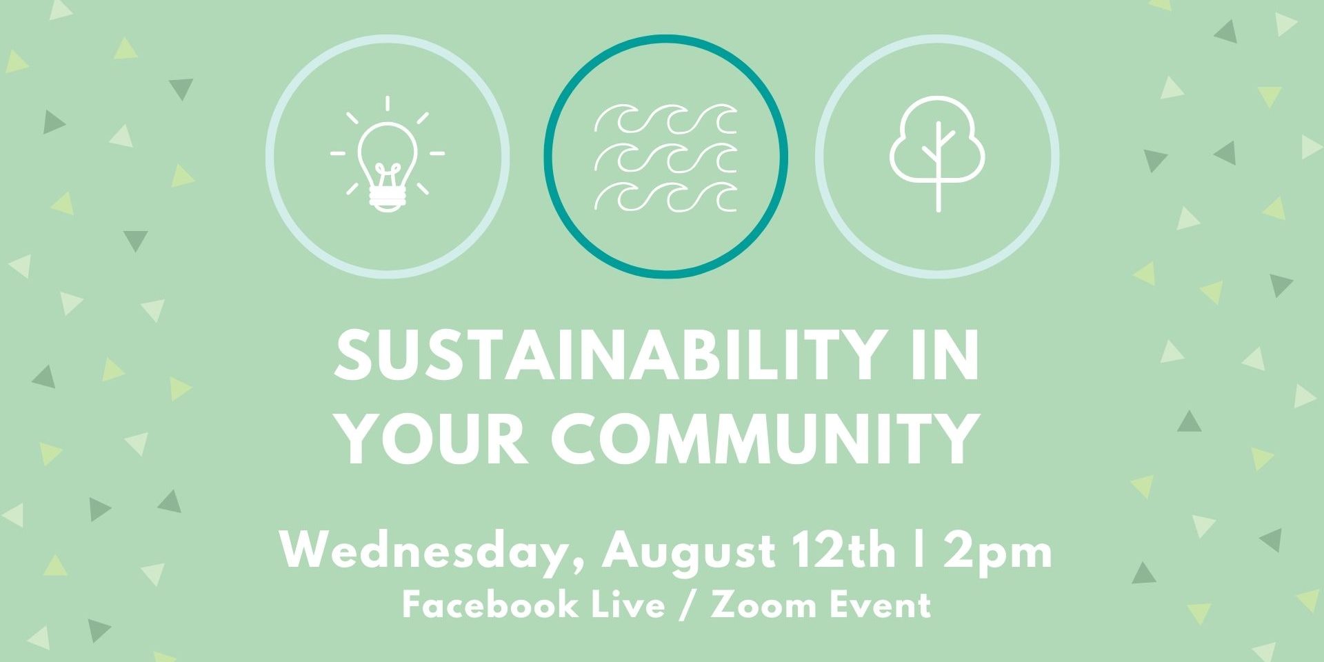 sustainability in your community date